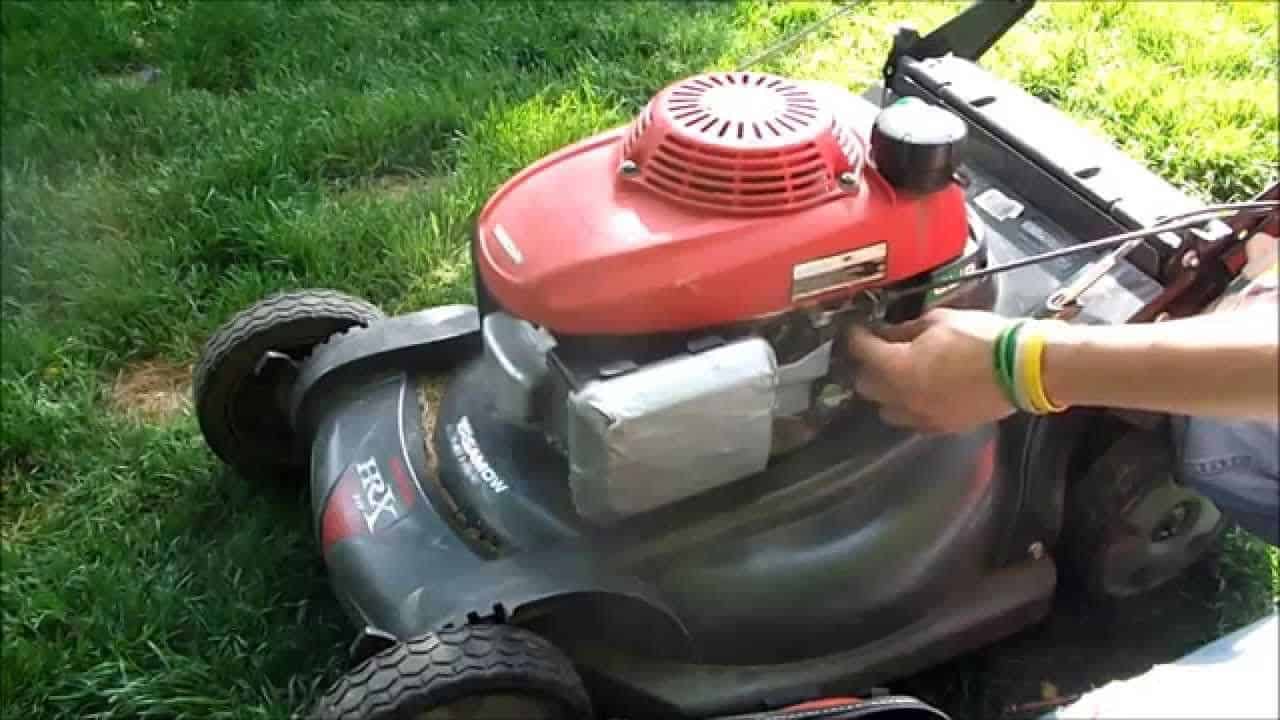 Check The Lawn Mower Choke