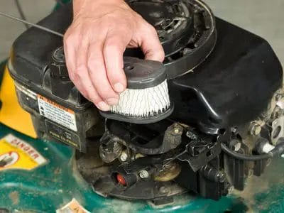 How to clean a dual air filter for your lawnmower