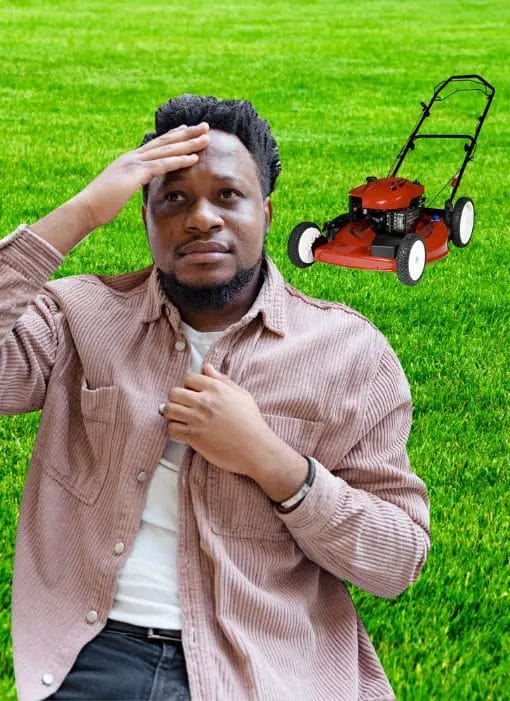 Lawnmower Which Is Left Outside